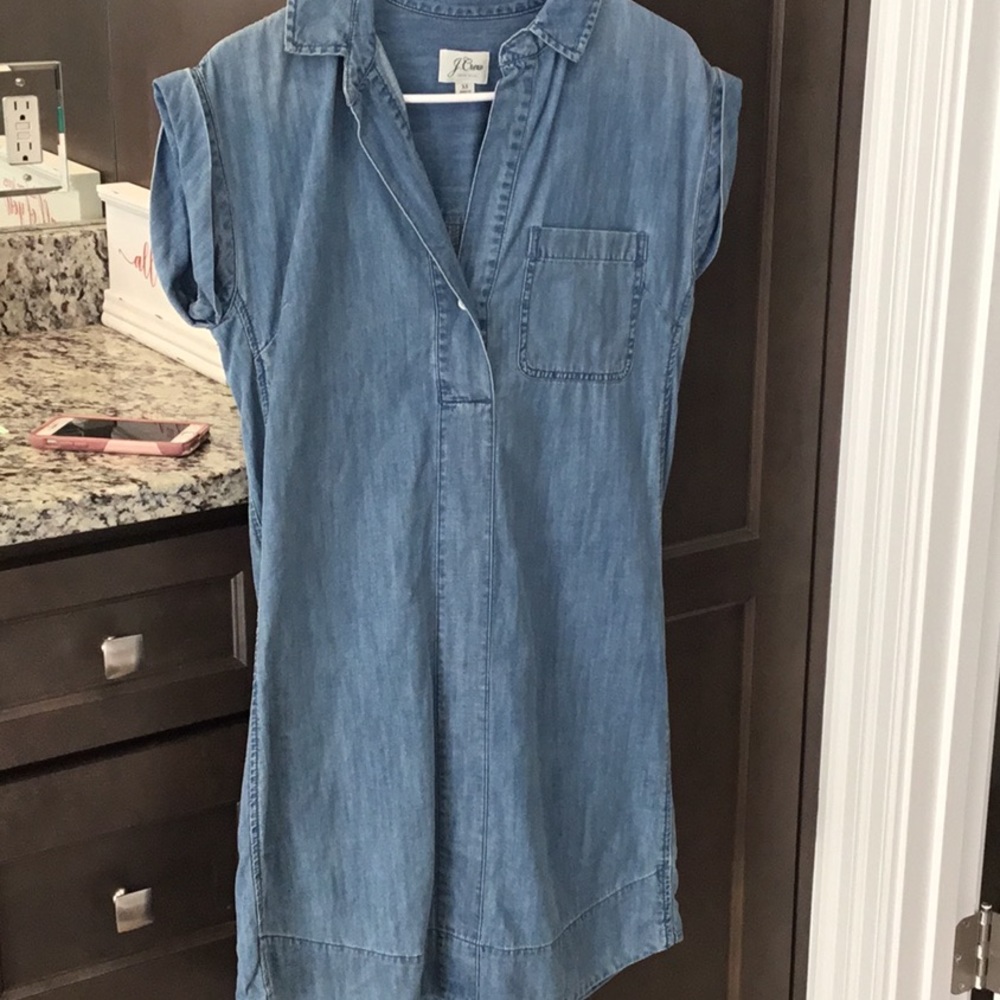J Crew Denim Shirt Dress